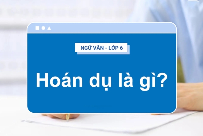 Hoán dụ là cách gọi tên sự vật này bằng tên sự vật khác có quan hệ gần gũi, giúp câu văn giàu hình ảnh hơn. 